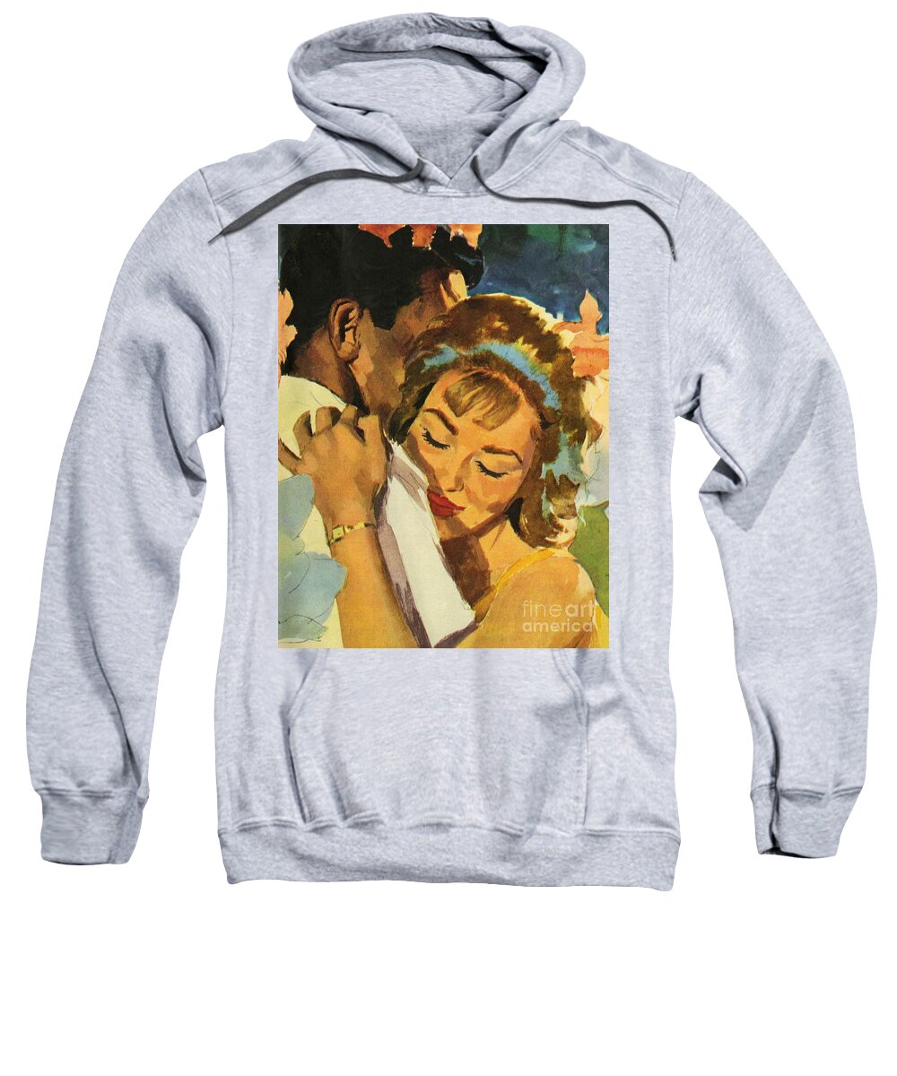 Love Sweatshirt featuring the painting Embrace by English School
