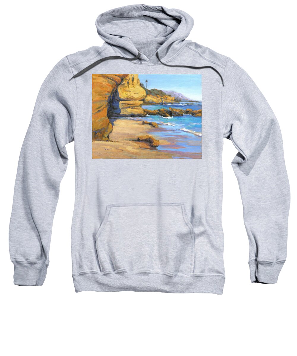 South Sweatshirt featuring the painting End of Summer by Konnie Kim