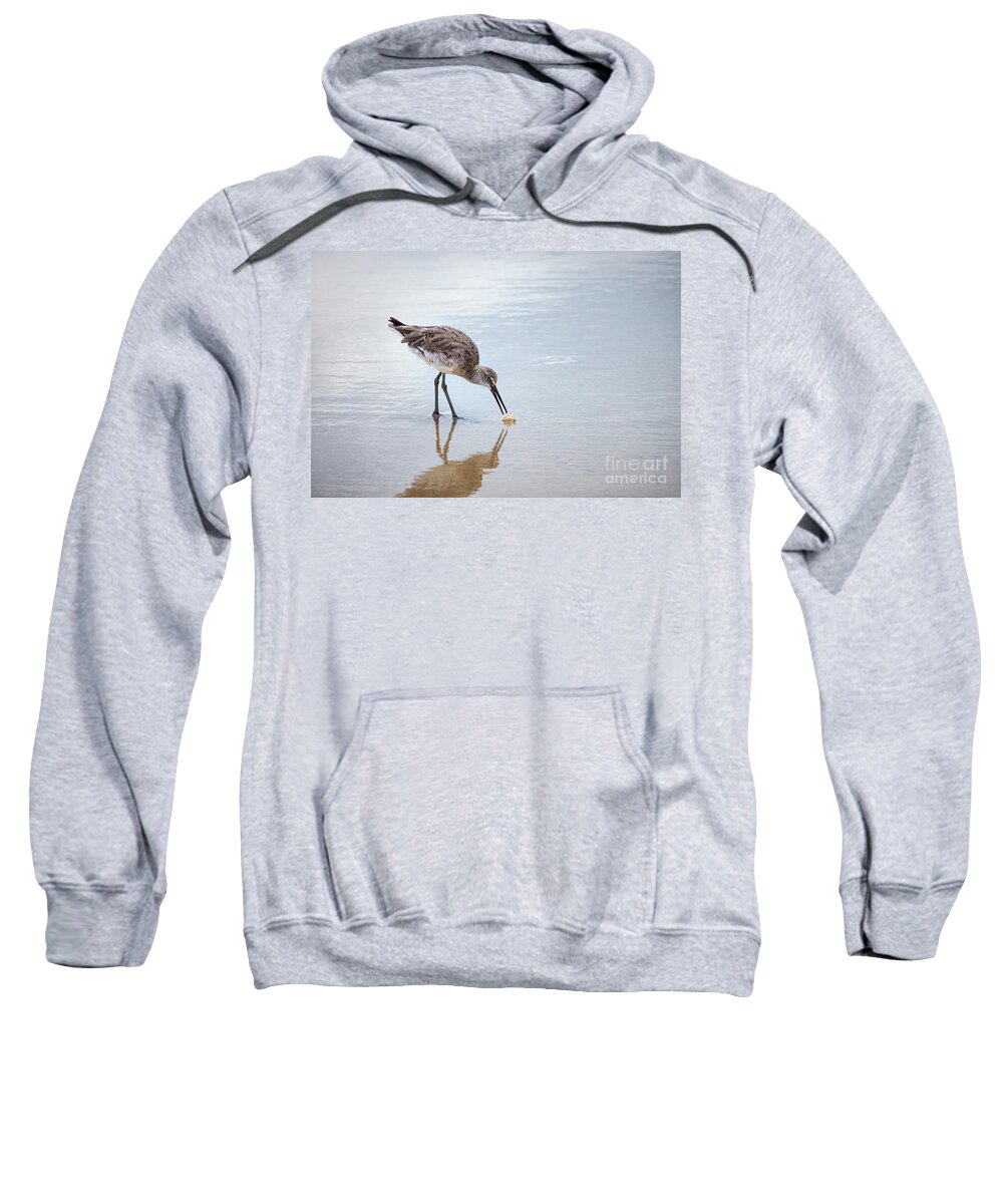 Florida Sweatshirt featuring the photograph Enjoying A Meal by Todd Blanchard