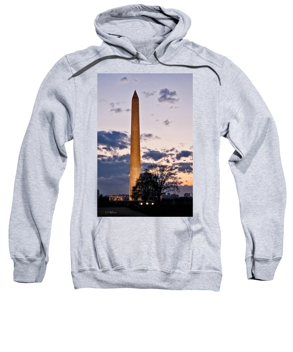 Monument Sweatshirt featuring the photograph Evening Inspiration by Christopher Holmes