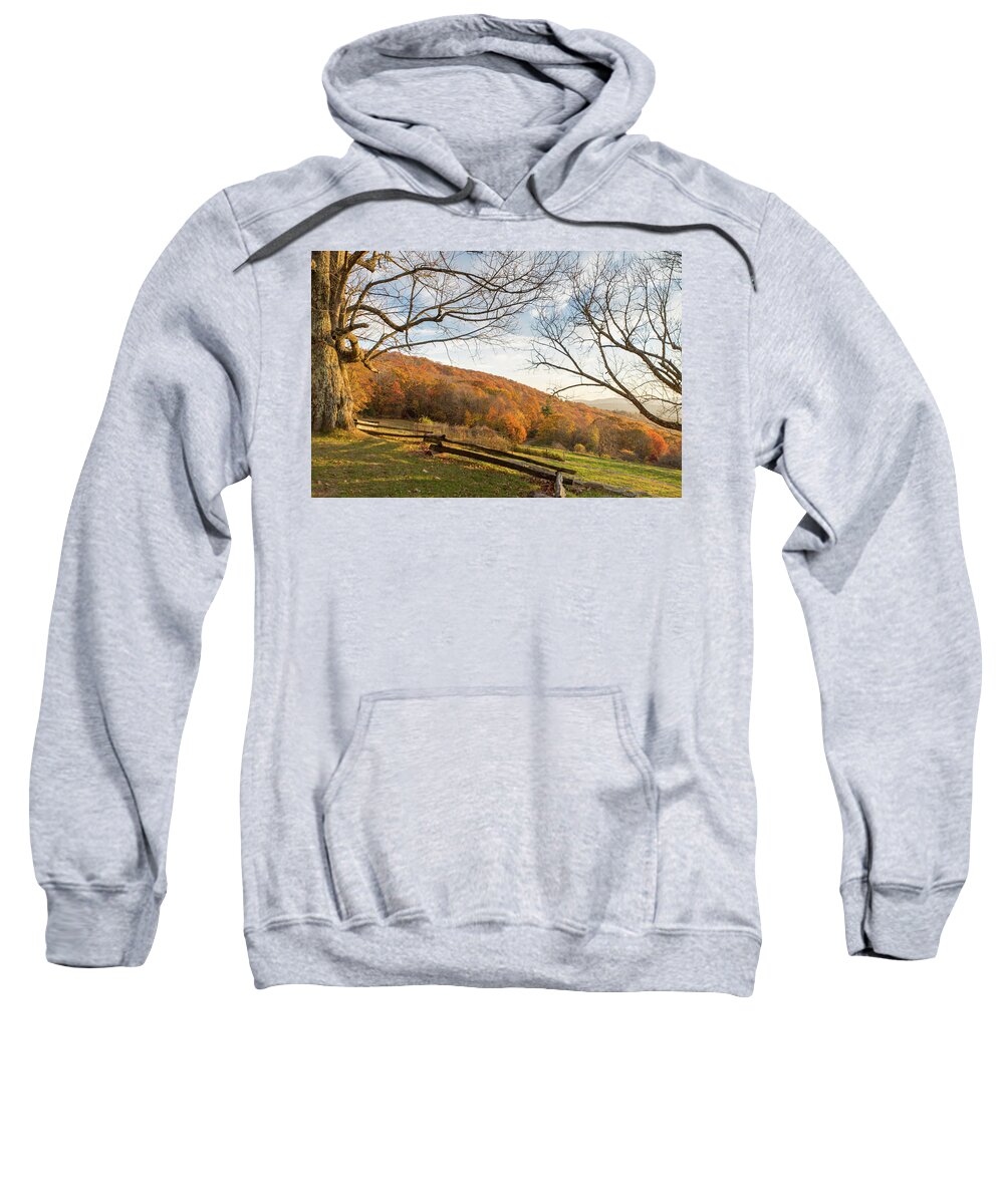 Photosbymch Sweatshirt featuring the photograph Fall Colors at the Moses Cone Estate by M C Hood