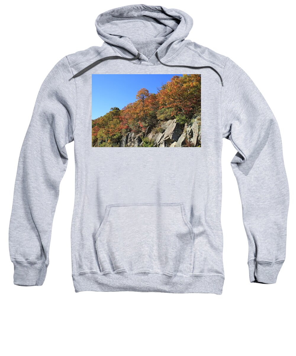 Blue Ridge Parkway Sweatshirt featuring the photograph Fall on The Blue Ridge Parkway by Karen Ruhl