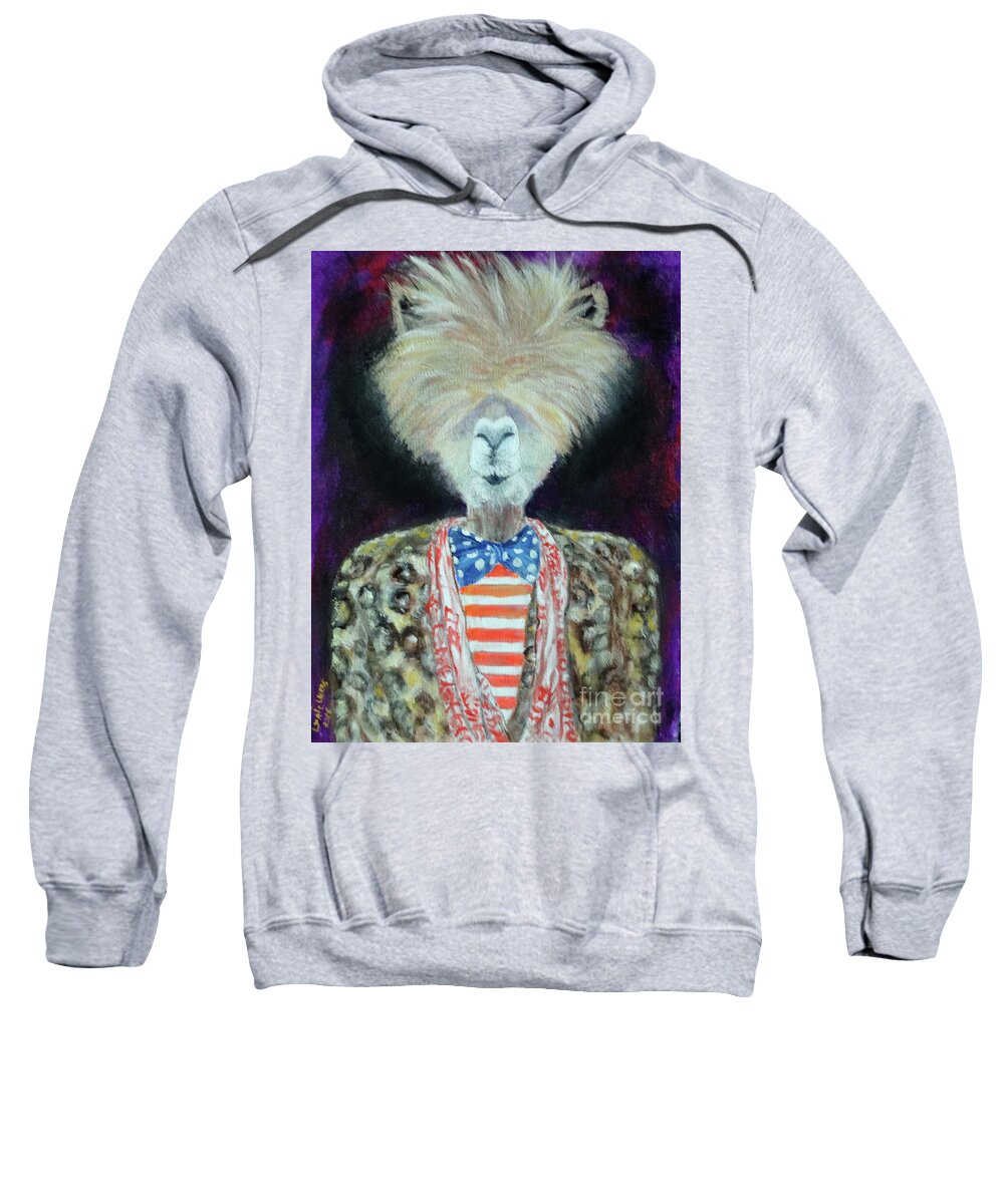 Pop Art Sweatshirt featuring the painting Fame by Lyric Lucas