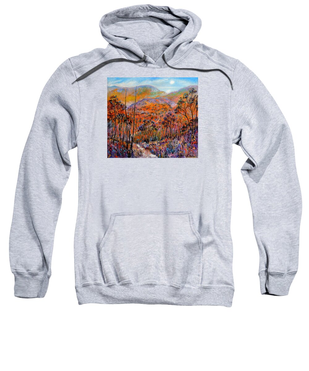 Art Sweatshirt featuring the painting Faraway Kingdom by Jeremy Holton