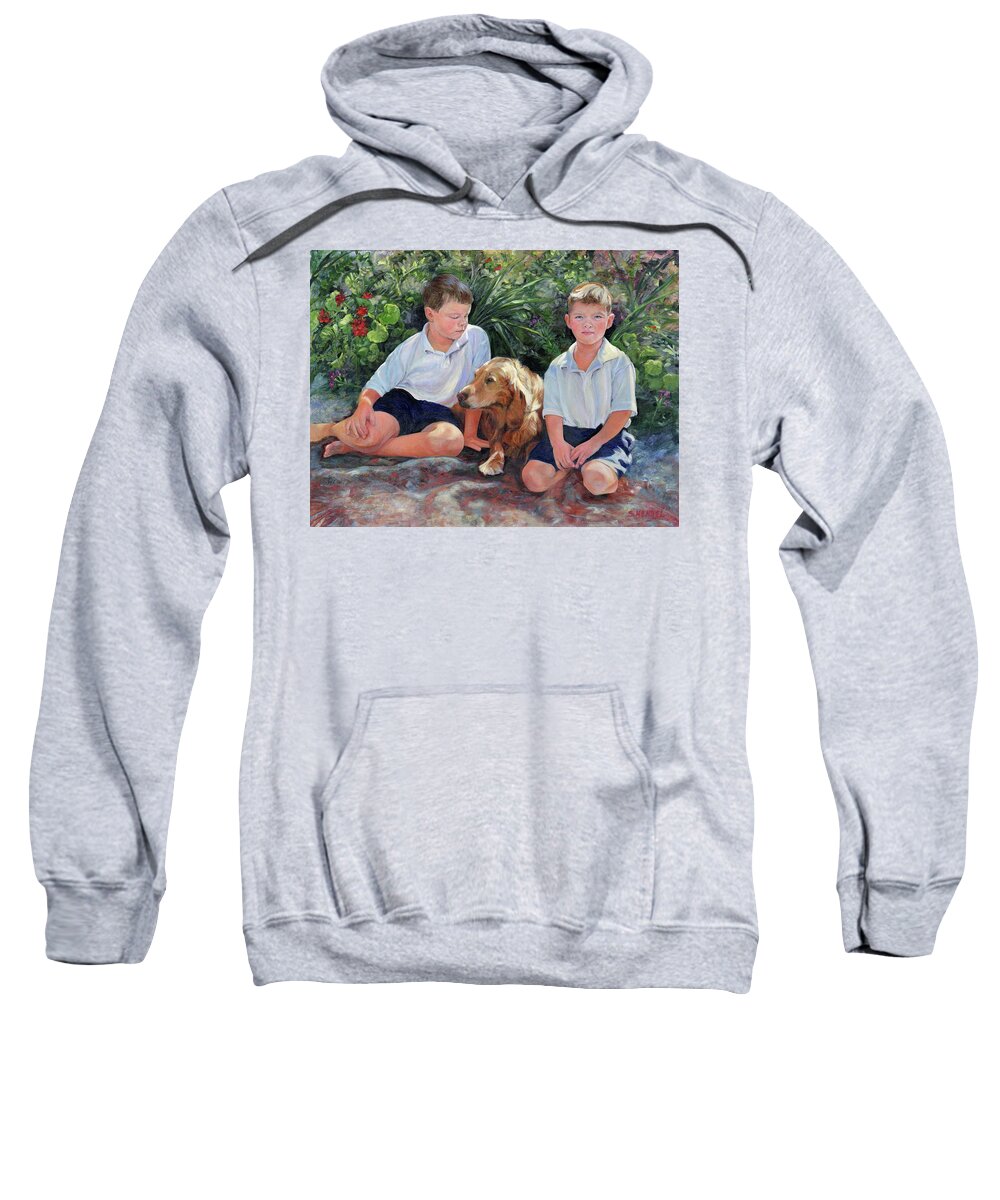 Painting Sweatshirt featuring the painting Favorite Spot by Susan Hensel