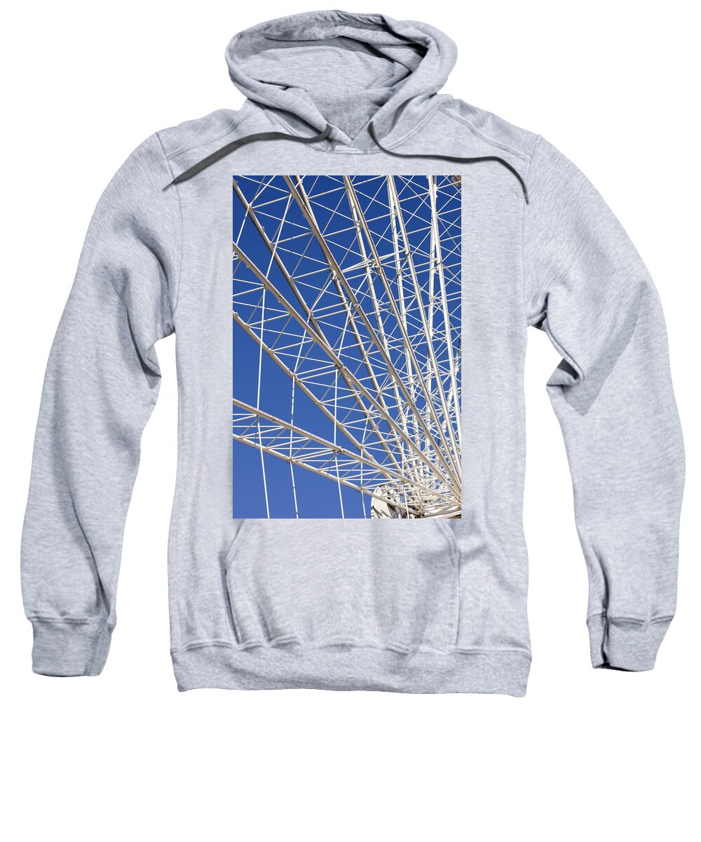 Pigeon Forge Sweatshirt featuring the photograph Ferris Wheel Details by Anthony Totah