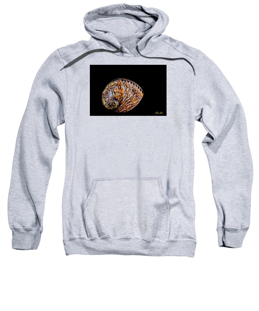 Animal Sweatshirt featuring the photograph Flame Abalone by Rikk Flohr