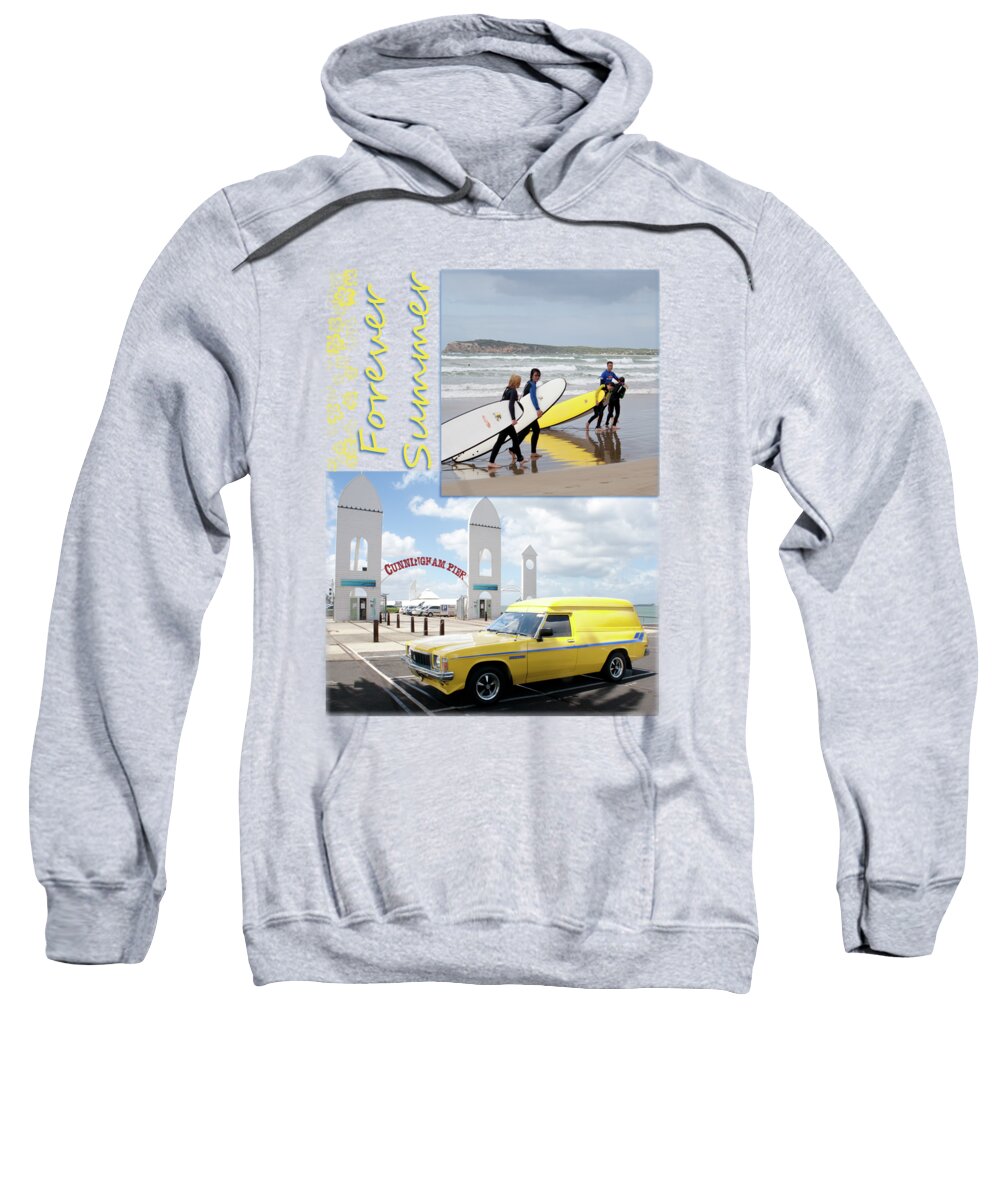 Beach Sweatshirt featuring the photograph Forever Summer 6 by Linda Lees
