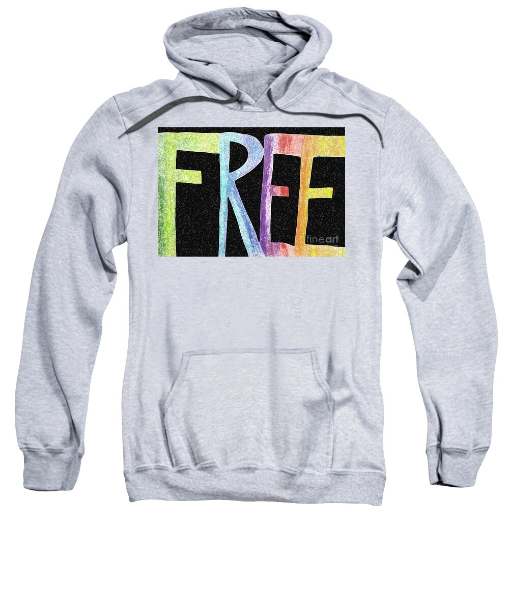 Free Sweatshirt featuring the digital art Free by Curtis Sikes