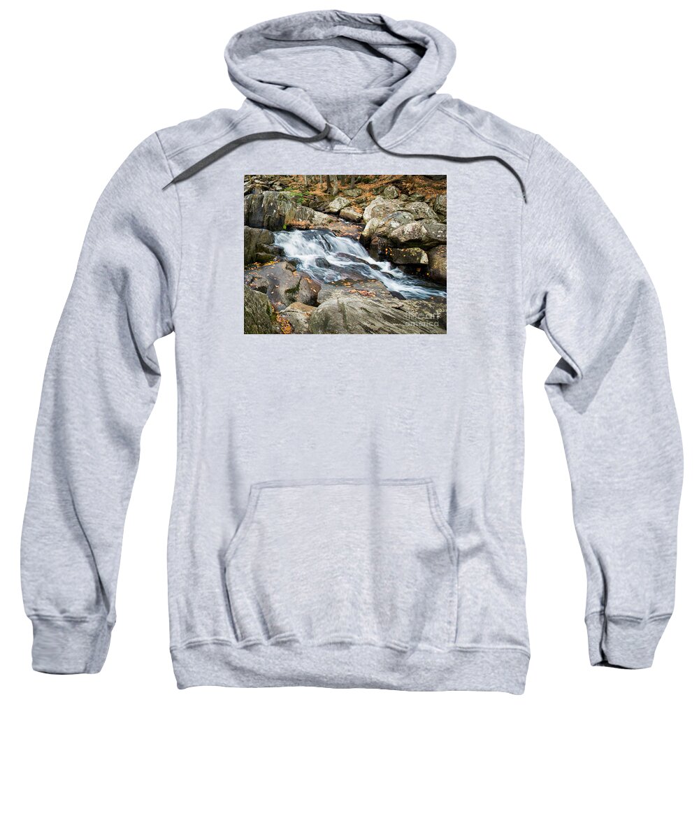 Waterfall Sweatshirt featuring the photograph Glendale Falls by Lorraine Cosgrove