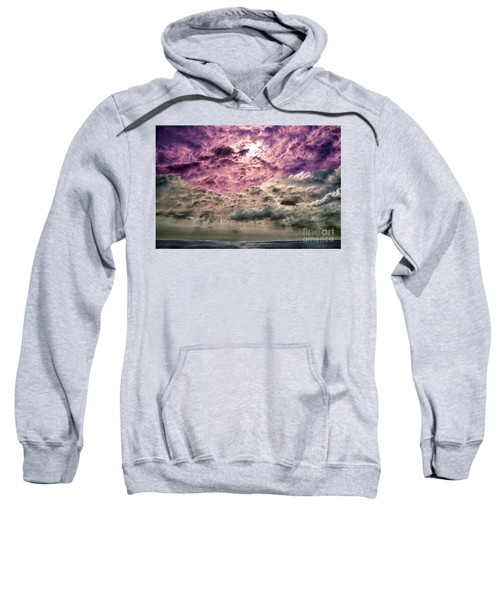 Big Sky Sweatshirt featuring the digital art God's Country by Anthony Ellis