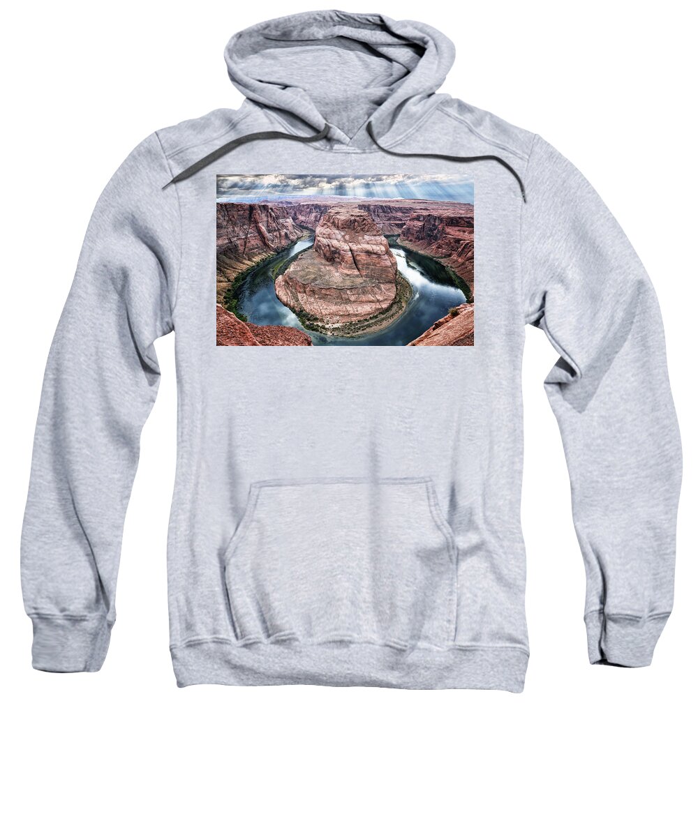 Grand Canyon Sweatshirt featuring the photograph Grand Canyon Horseshoe Bend by Gigi Ebert
