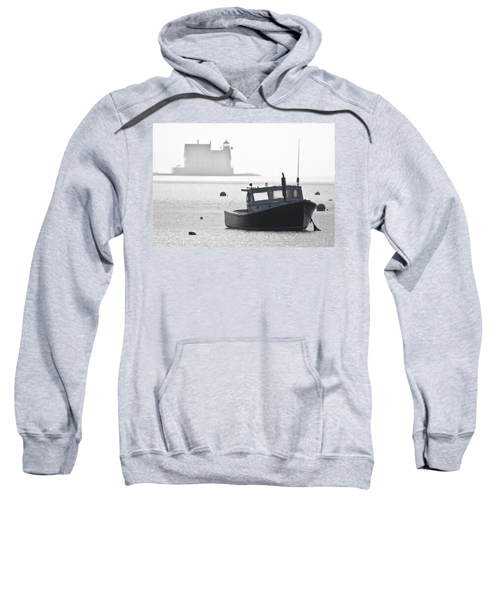 Lobster Boat Sweatshirt featuring the photograph Guardian Angel by Jeff Cooper