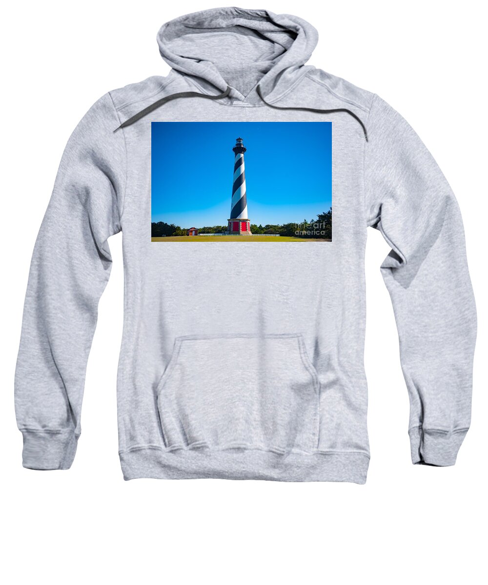 Hatteras Lighthouse Sweatshirt featuring the photograph Outer Banks OBX #5 by Buddy Morrison