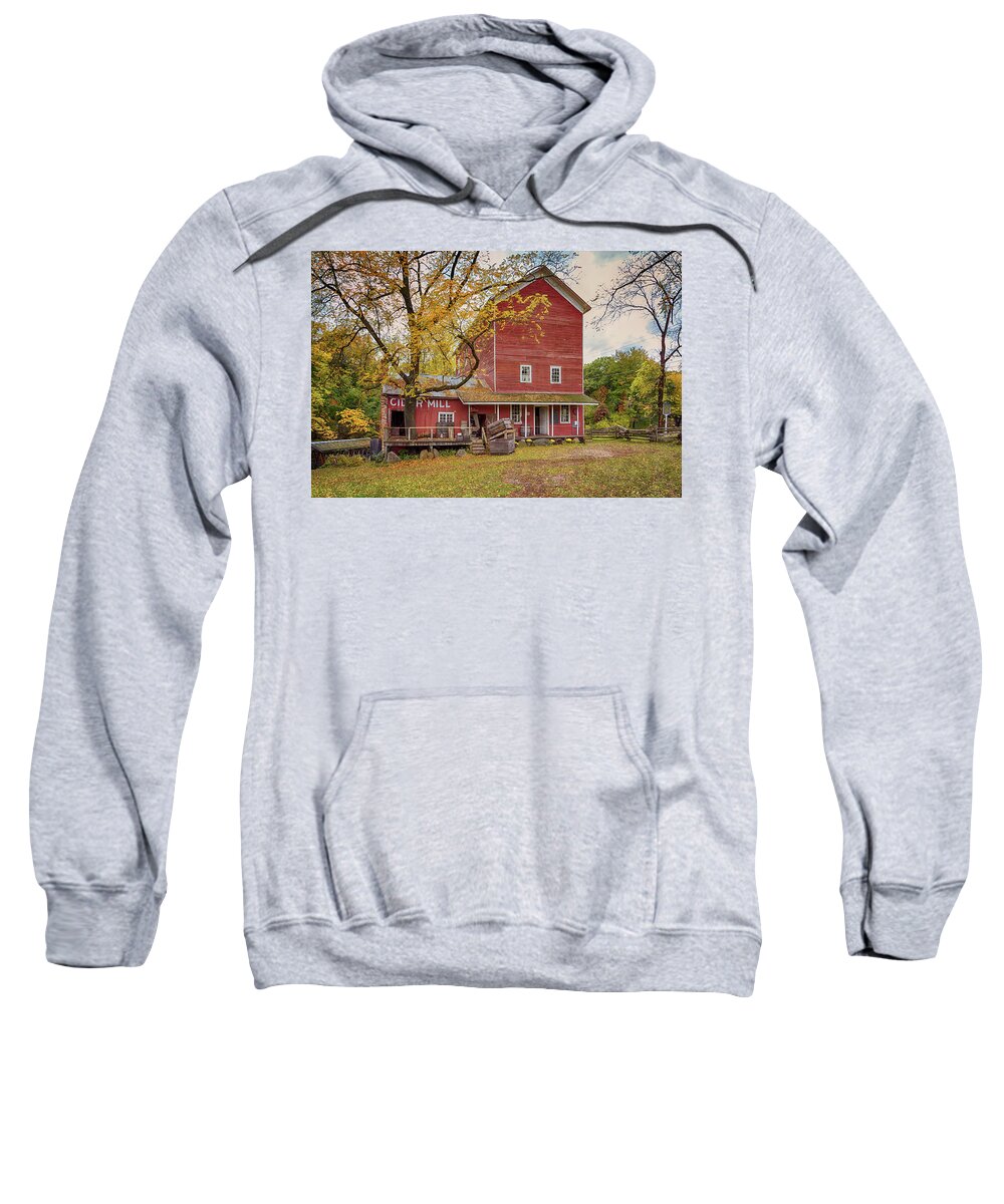 Bowens Mills Sweatshirt featuring the photograph Historic Bowens Mills by Susan Rissi Tregoning
