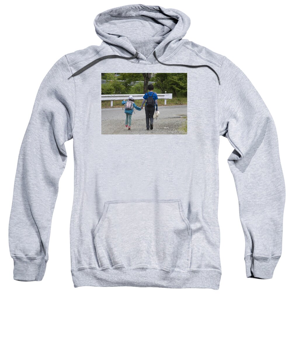 Family Sweatshirt featuring the photograph Holding Hands by Masami Iida