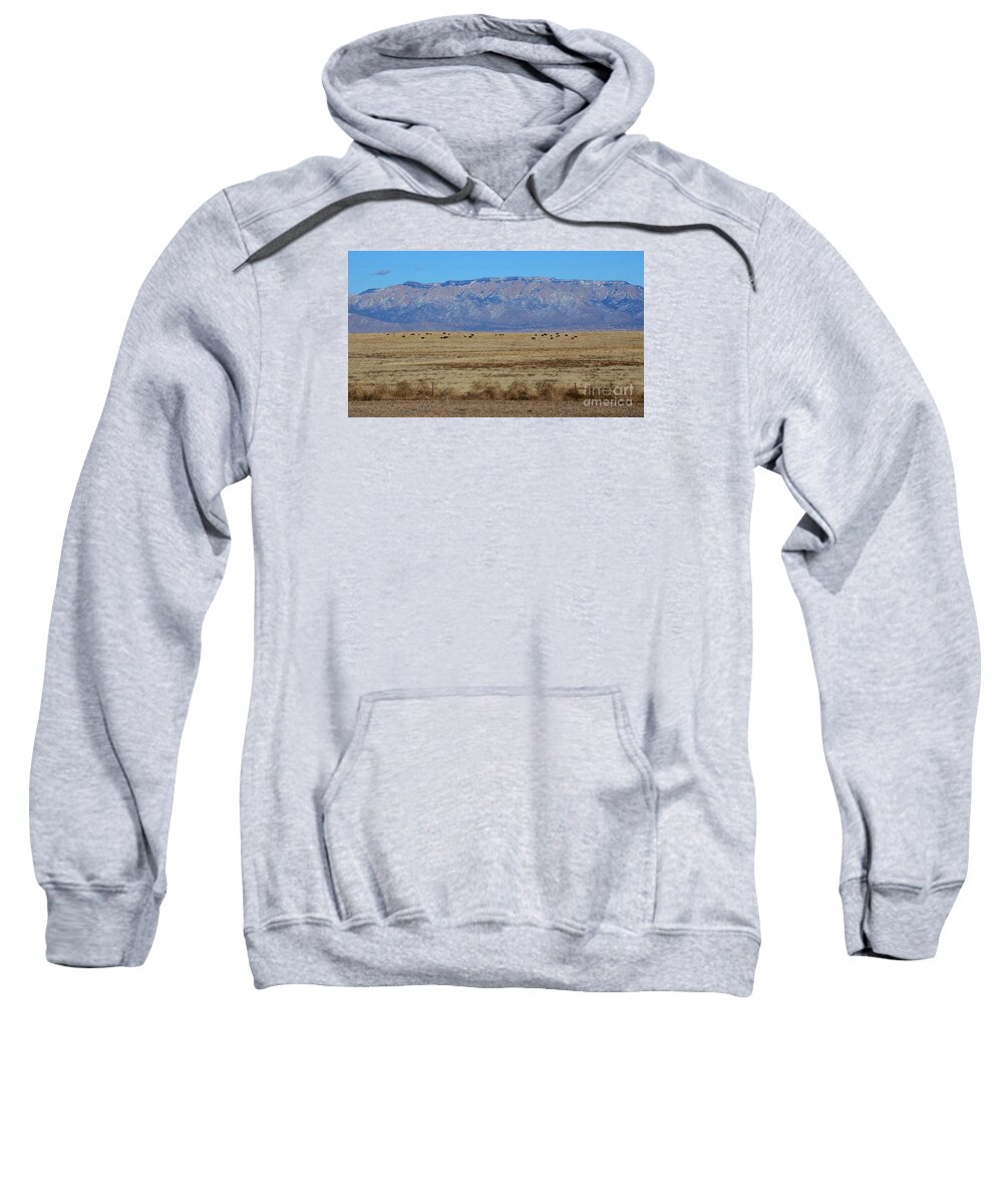 Southwest Landscape Sweatshirt featuring the photograph Home on the range by Robert WK Clark