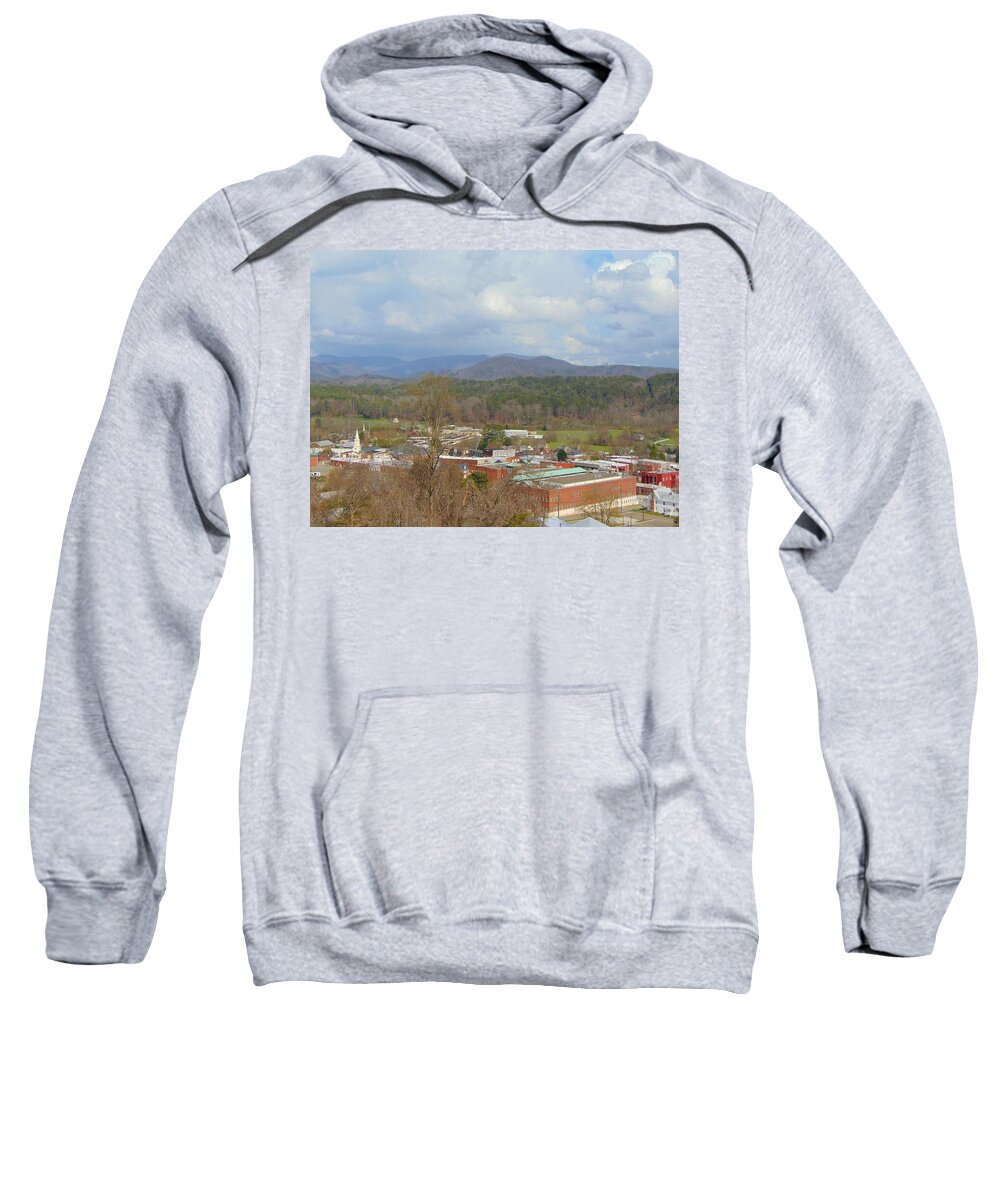 City Sweatshirt featuring the photograph Hometown by Richie Parks
