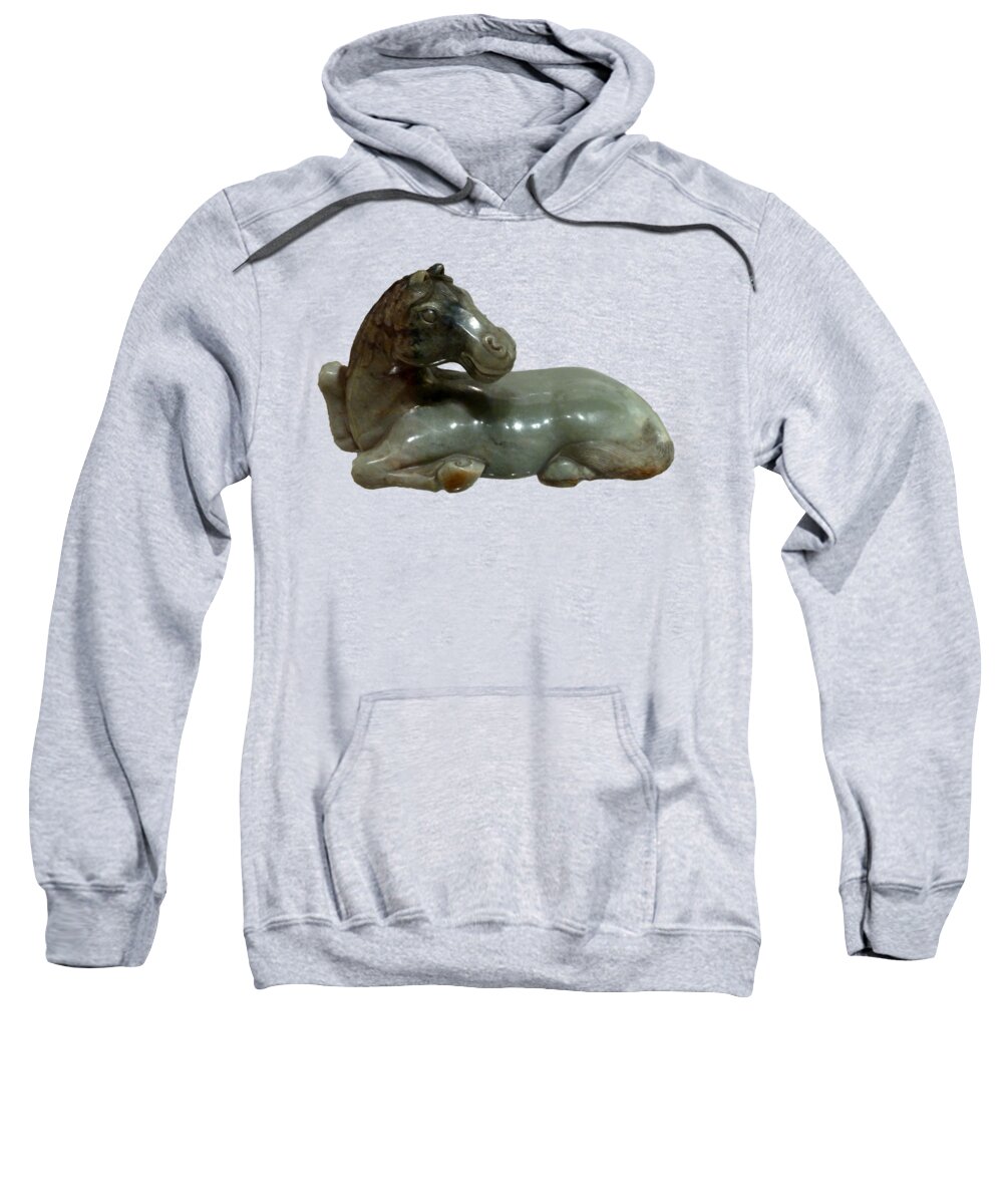 Horse Sweatshirt featuring the photograph Horse figure by Francesca Mackenney