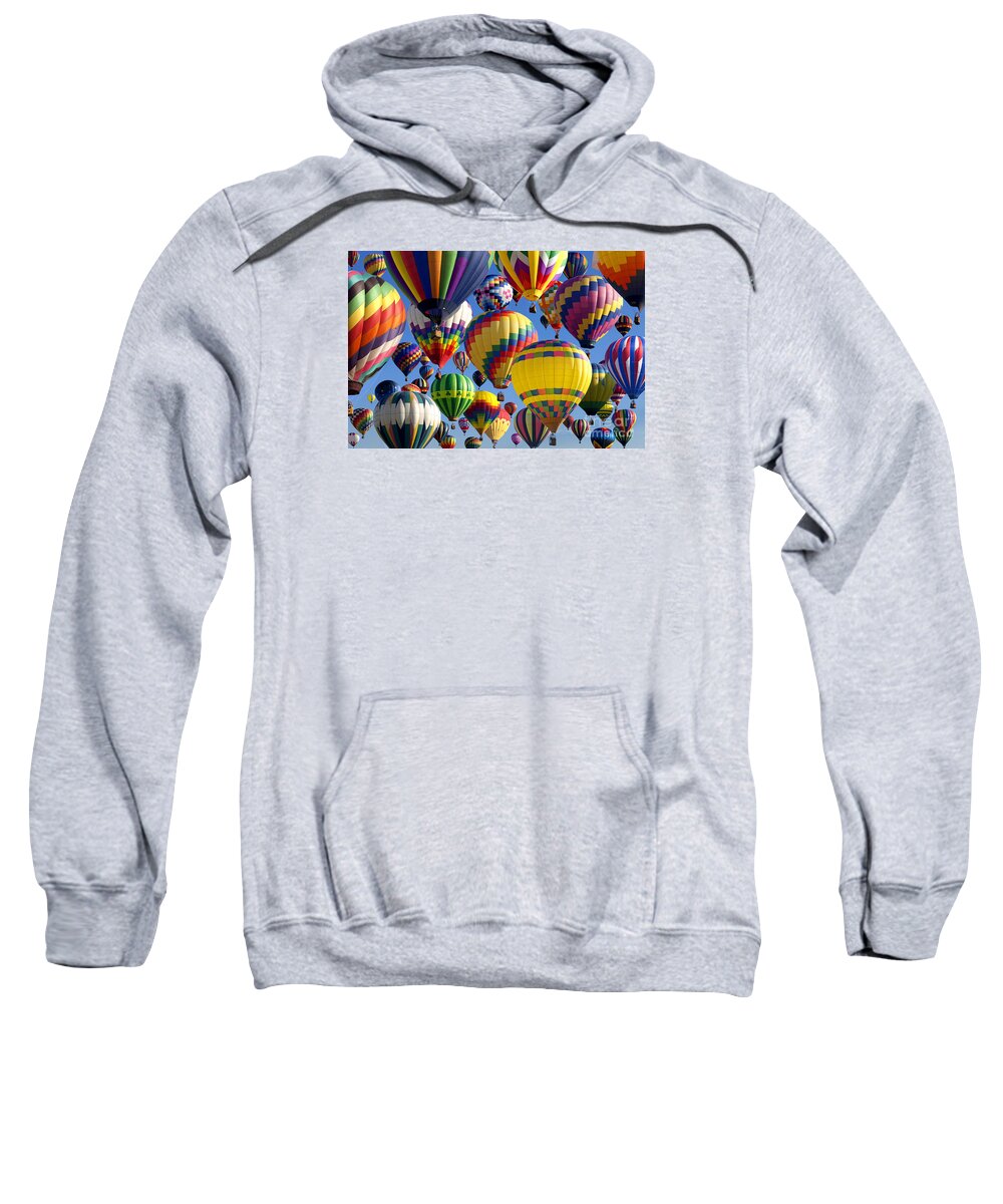 Hot Air Balloon Sweatshirt featuring the photograph Hot Air Ballooning 2 by Anthony Totah