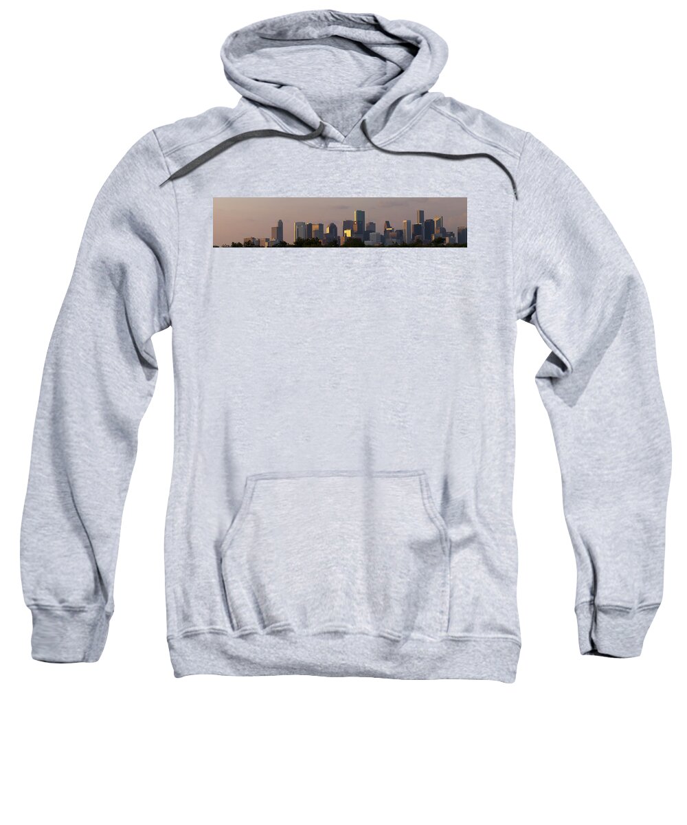Houston Sweatshirt featuring the photograph Houston Sunset by Joshua House