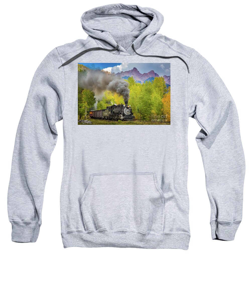 America Sweatshirt featuring the photograph Huffing and Puffing by Inge Johnsson