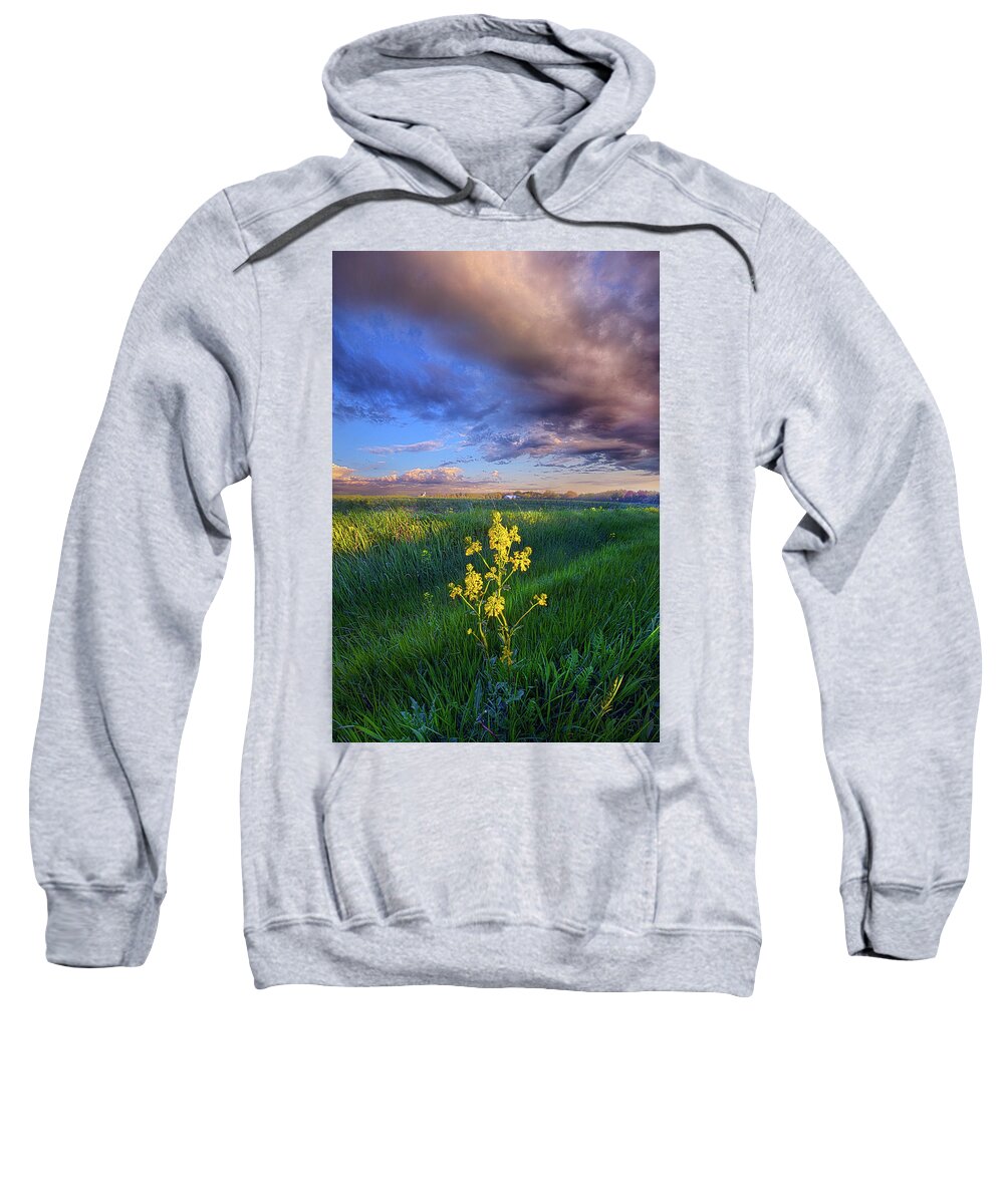 Spring Sweatshirt featuring the photograph I Can See You When I Close My Eyes by Phil Koch