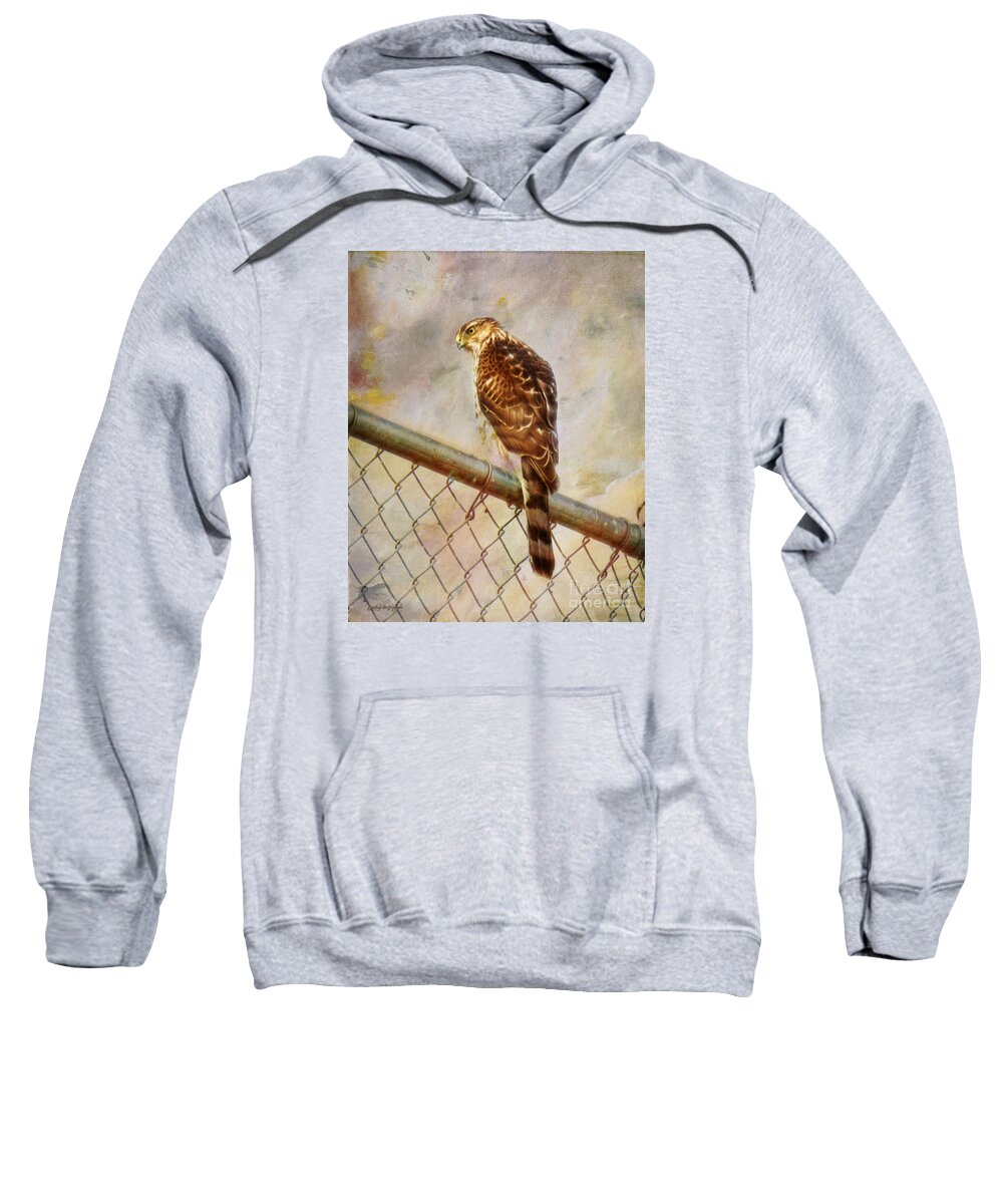 Greeting Cards Sweatshirt featuring the photograph I See You by Rhonda Strickland