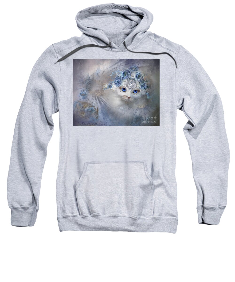 Whimsical Sweatshirt featuring the photograph Ice Queen by Kathy Russell
