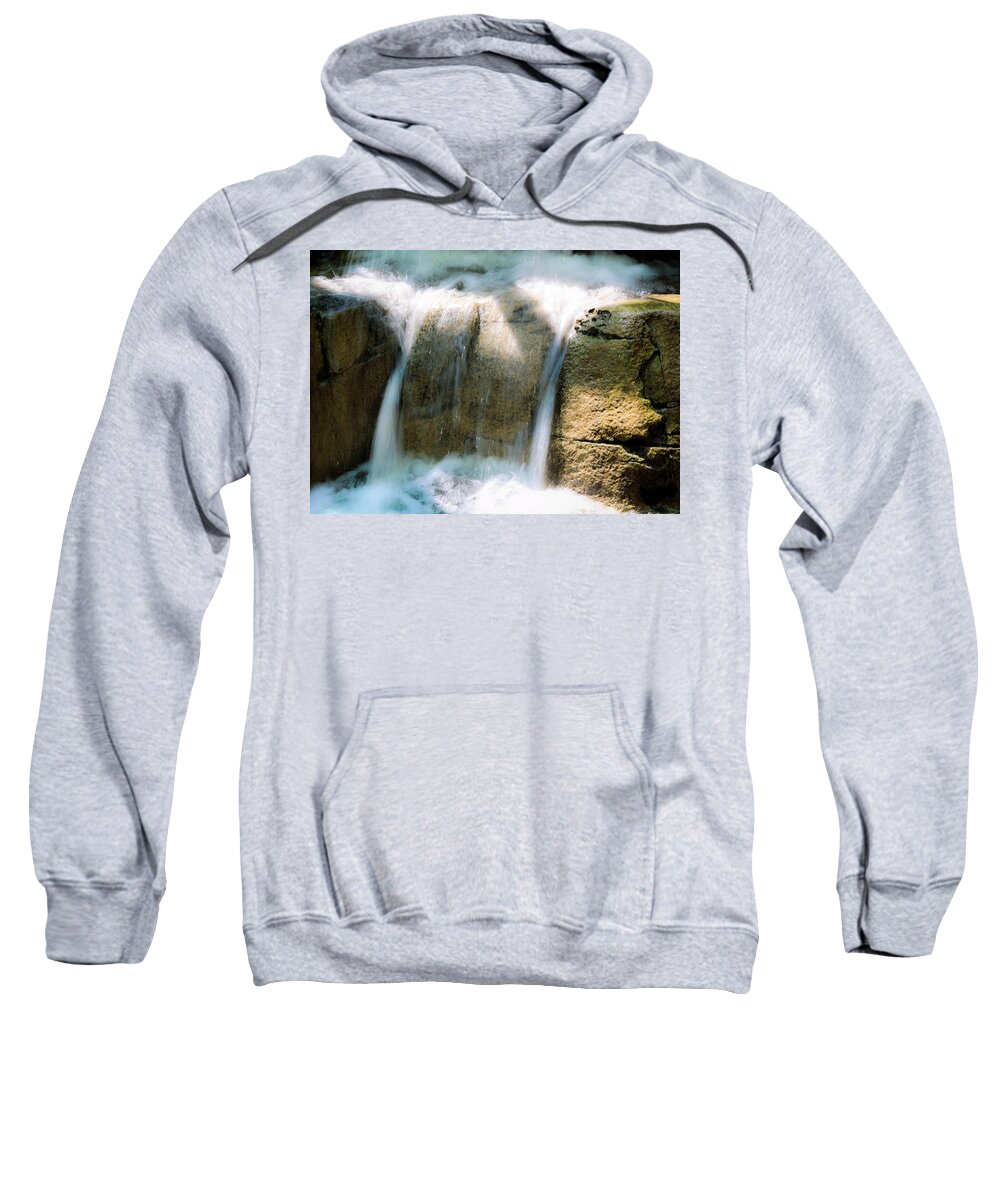 Waterfall Sweatshirt featuring the photograph In the Pit by Alison Frank