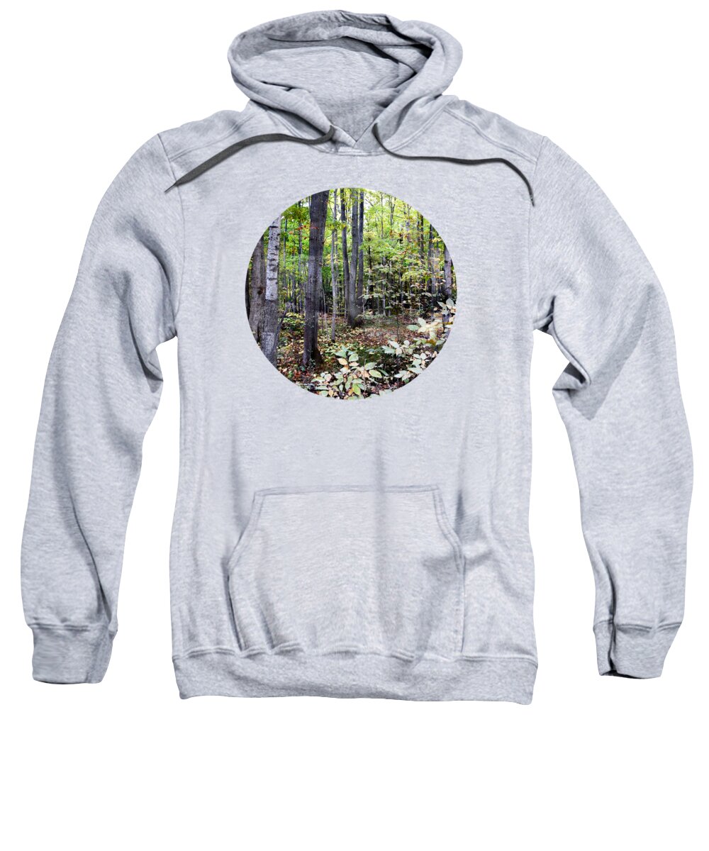 Woods Sweatshirt featuring the photograph In the Woods by Mary Wolf