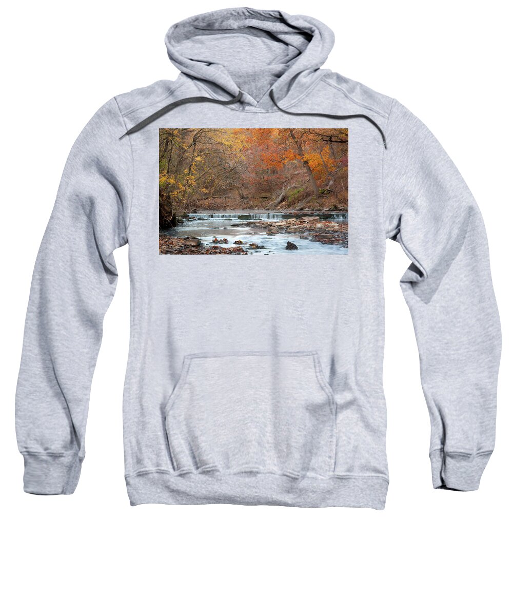 Indian Creek Sweatshirt featuring the photograph Indian Creek Color by Jeff Phillippi