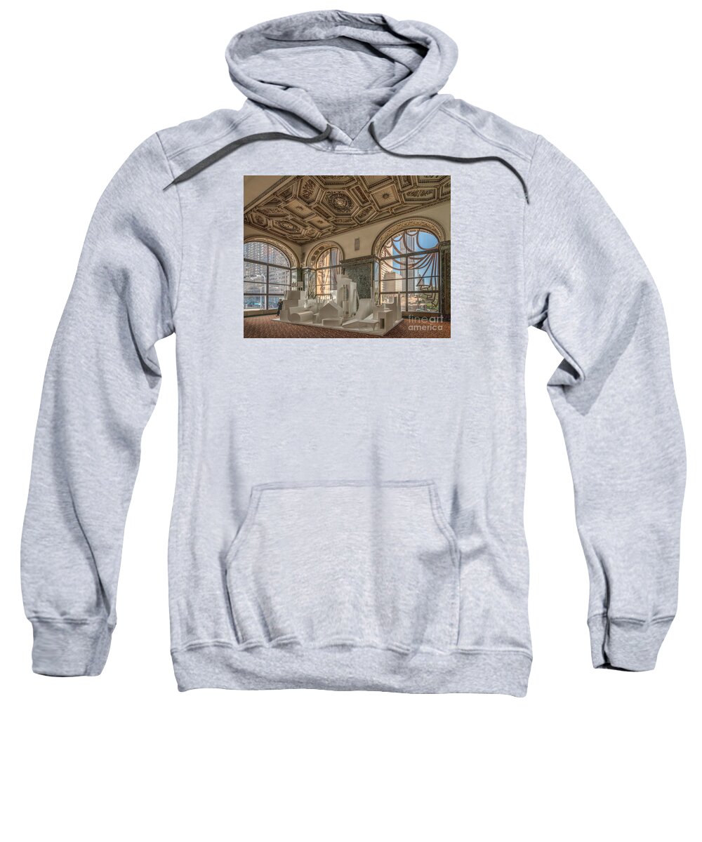 Architecture Sweatshirt featuring the photograph Inside Outside by Izet Kapetanovic