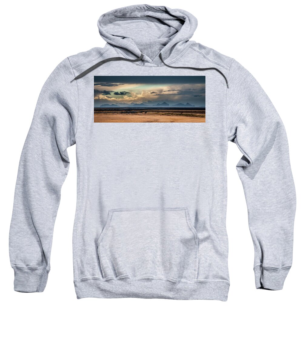 Iceland Sweatshirt featuring the photograph Islands in the Sky by Geoff Smith