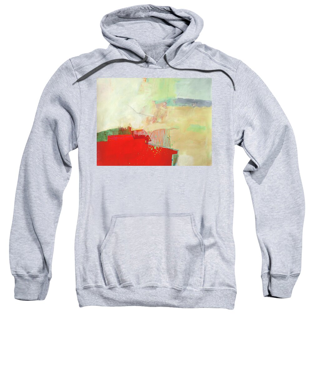 Jane Davies Sweatshirt featuring the painting It Could Be Anywhere by Jane Davies