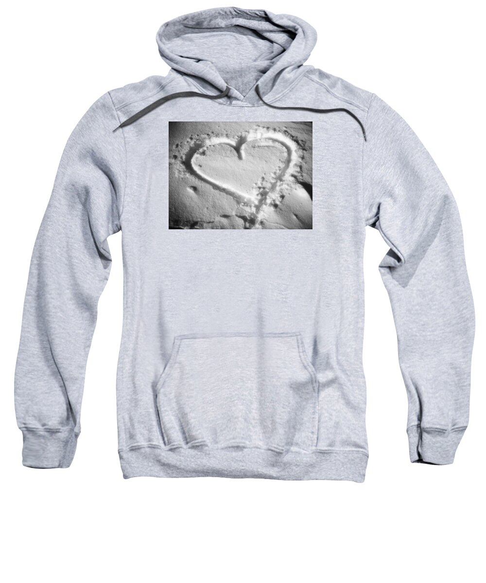 November Sweatshirt featuring the photograph Winter Heart by Juergen Weiss