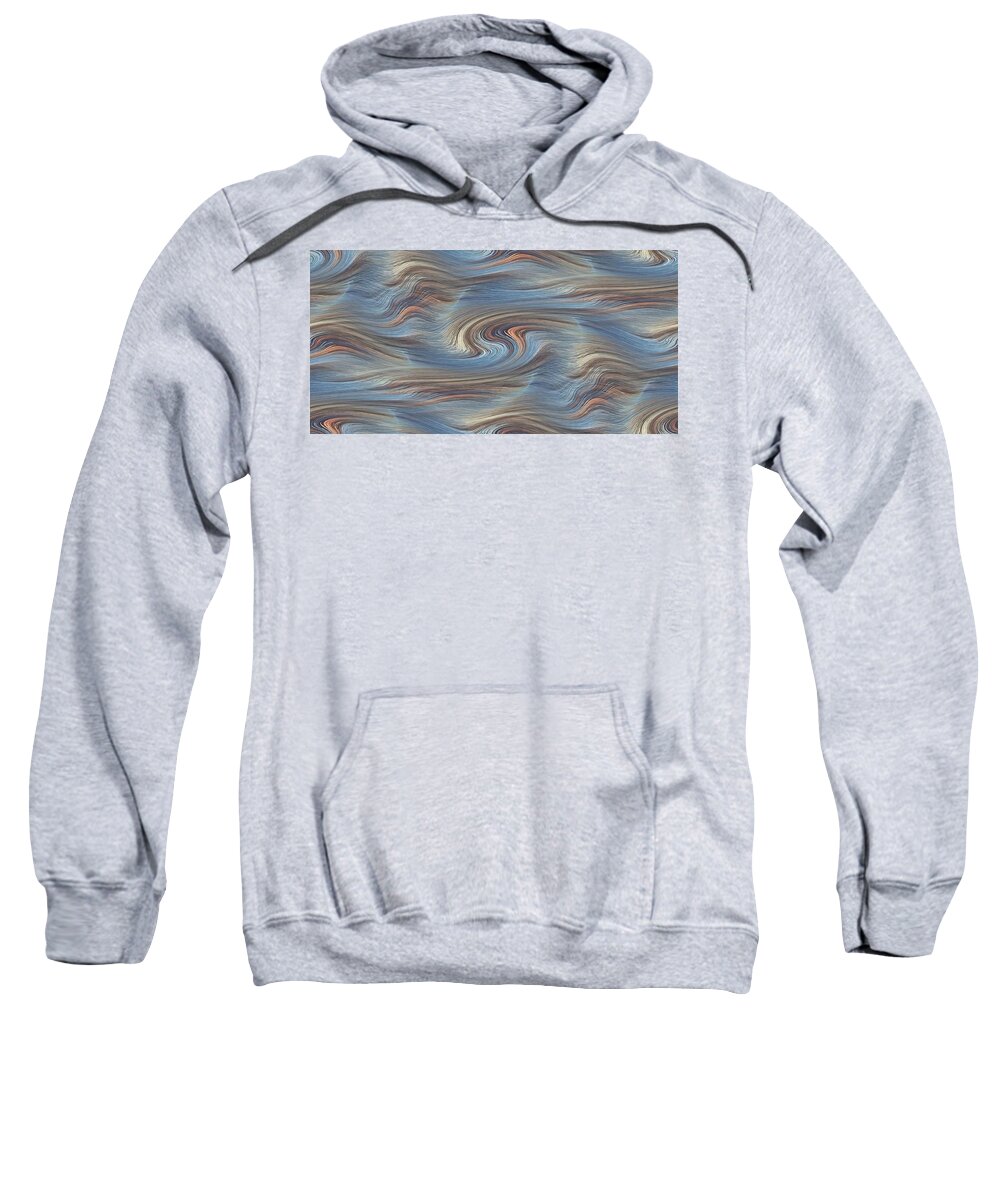 Hair Sweatshirt featuring the digital art Jupiter Wind by David Manlove