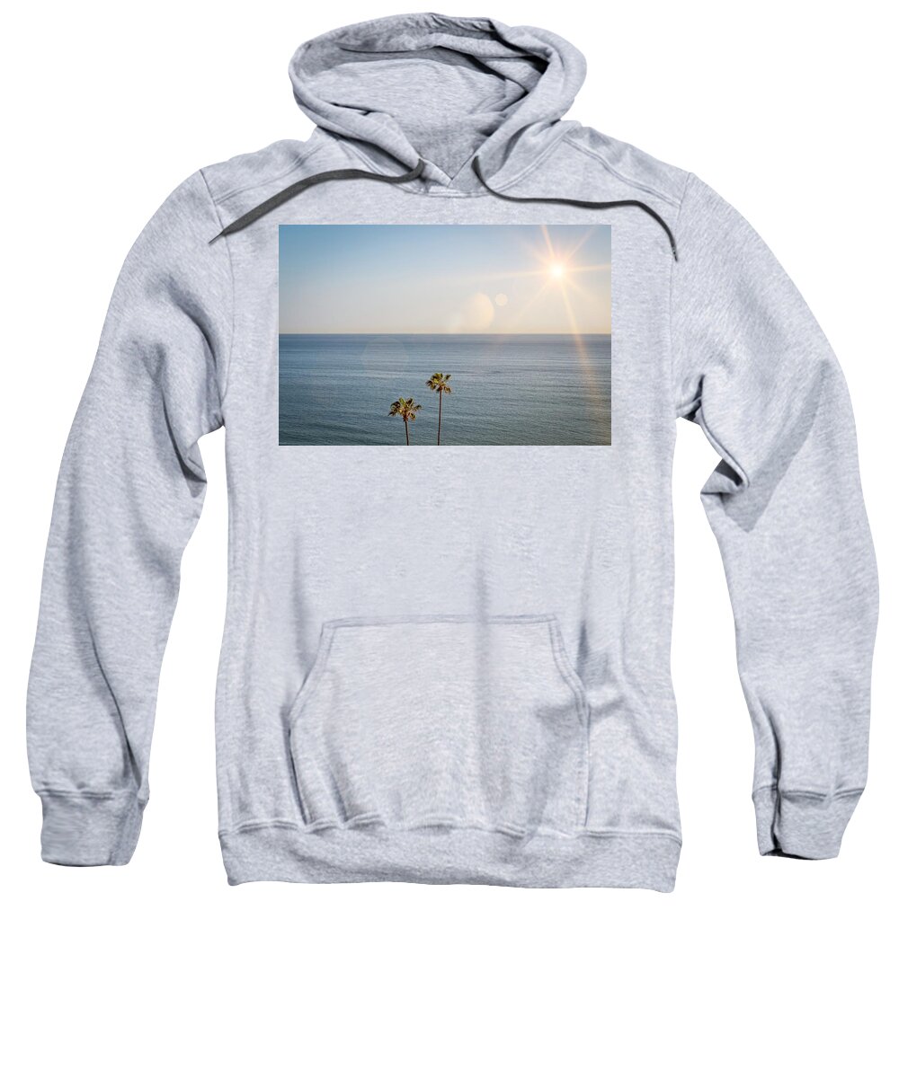 Ocean Sweatshirt featuring the photograph Just the Two of Us by Alison Frank