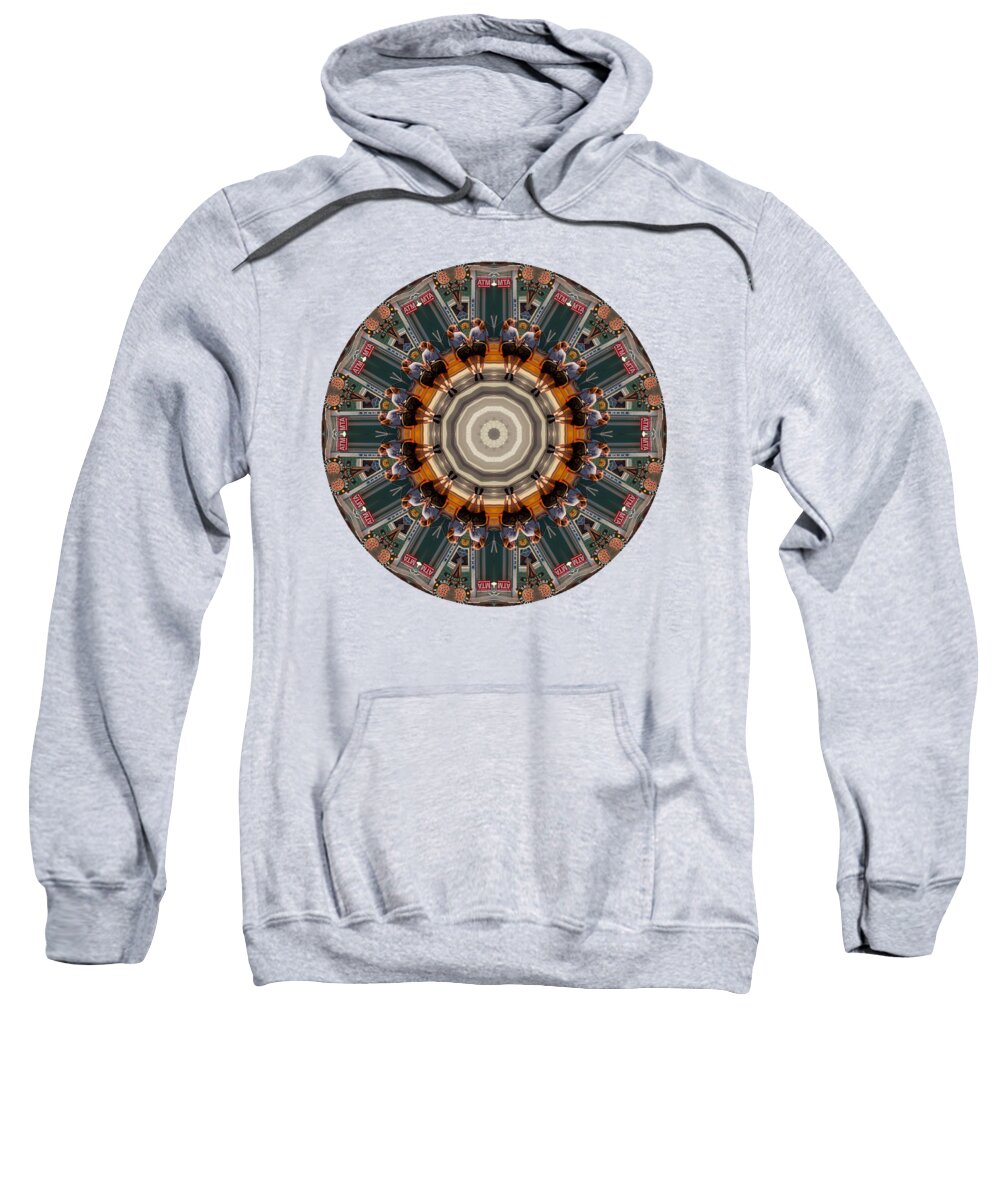 Kaleidoscope Sweatshirt featuring the photograph Kaleidos - PTown04 by Jack Torcello
