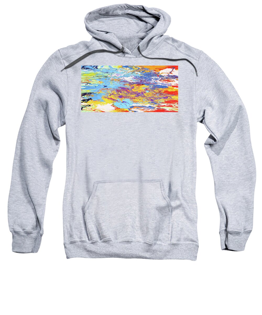 Fusionart Sweatshirt featuring the painting Kaleidoscope by Ralph White
