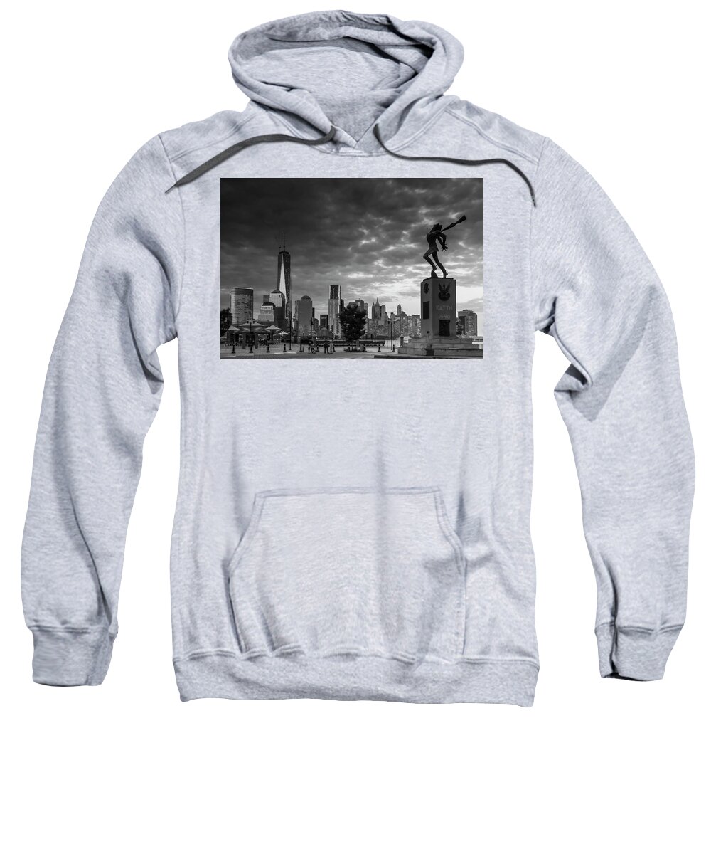 Katyn Sweatshirt featuring the photograph Katyn New World Trade Center in New York by Ranjay Mitra