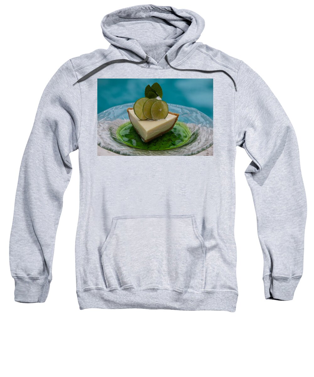 Food Sweatshirt featuring the photograph Key Lime Pie 25 by Michael Fryd