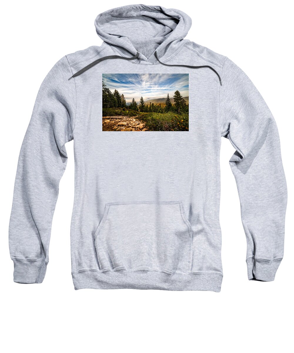 Sequoia Sweatshirt featuring the photograph King's Canyon Crown by Jason Roberts