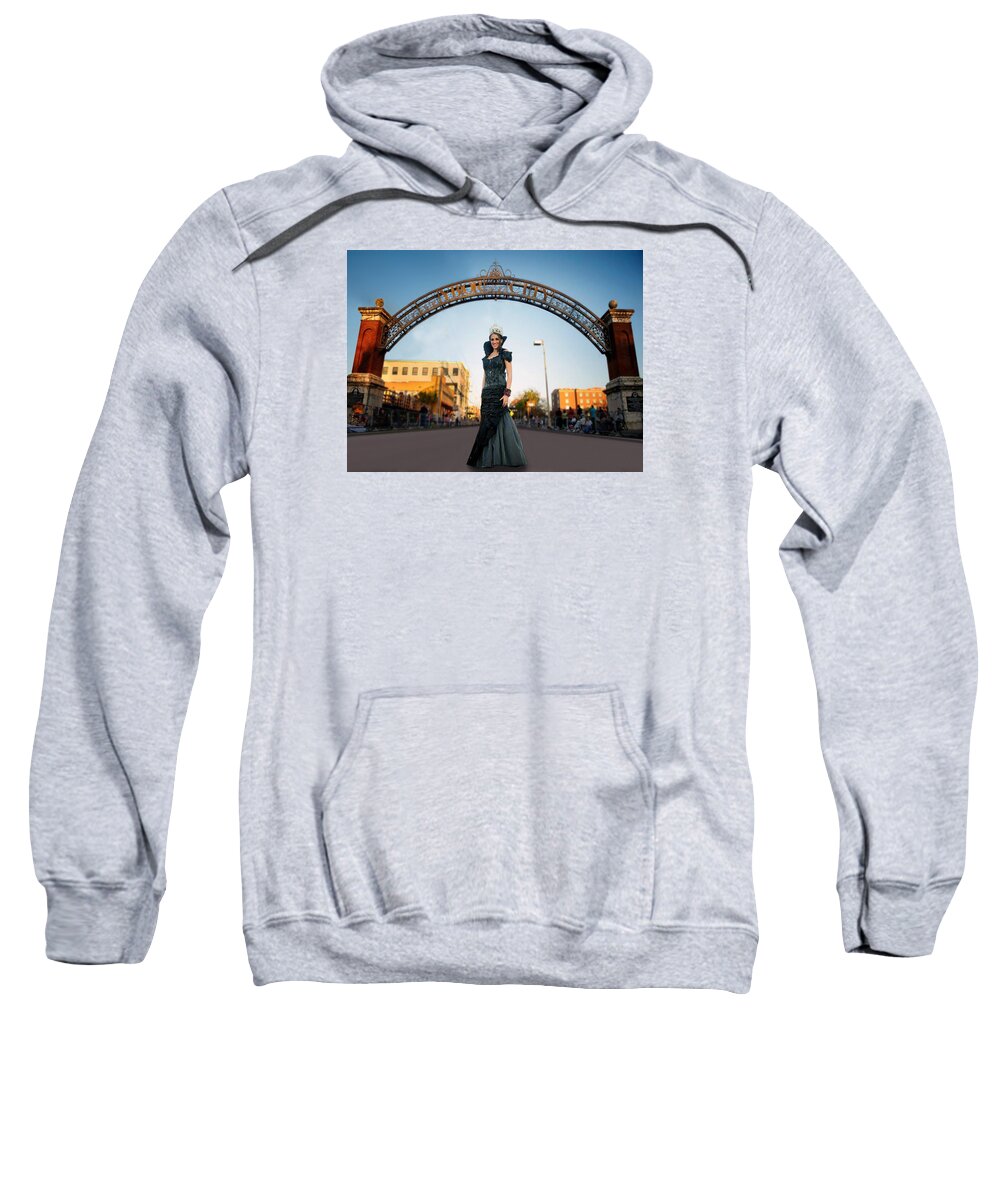 Mighty Sight Studio Sweatshirt featuring the photograph La Reina The Queen by Steve Sperry