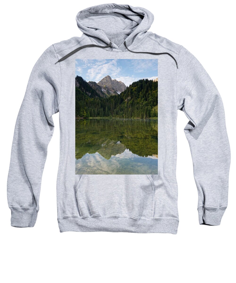 Lac De Plagnes Sweatshirt featuring the photograph Lac des Plagnes by Stephen Taylor