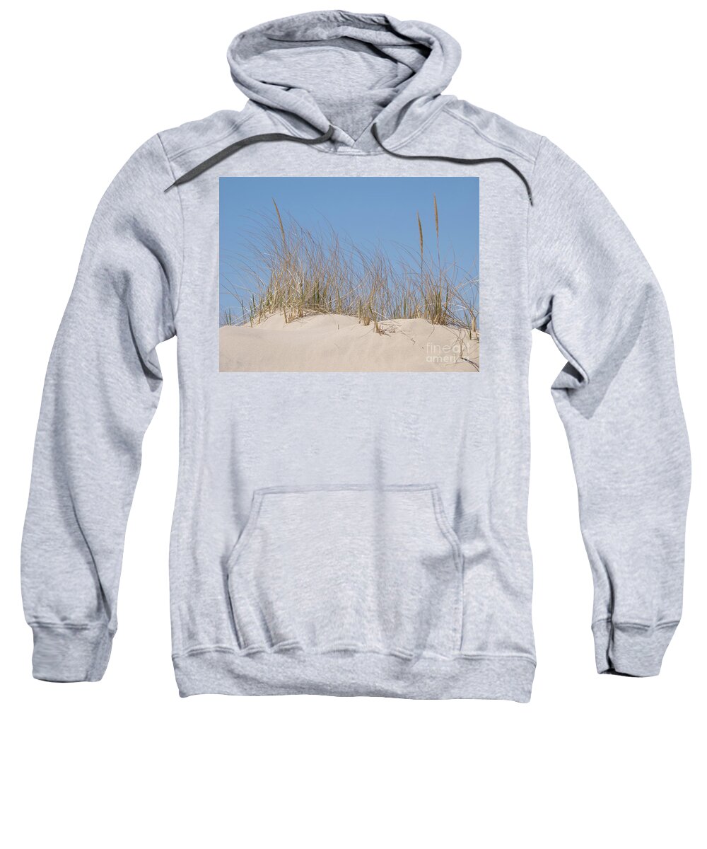 Sand Sweatshirt featuring the photograph Lake Michigan Dune Top by Ann Horn