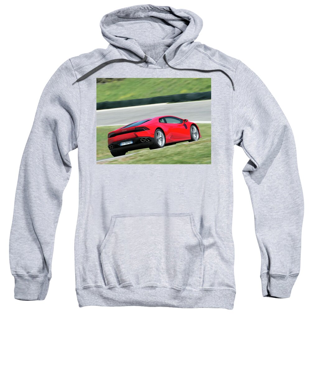Lamborghini Huracan Sweatshirt featuring the photograph Lamborghini Huracan by Jackie Russo