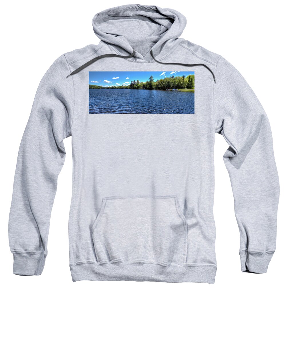 Late Spring On 6th Lake Sweatshirt featuring the photograph Late Spring on 6th Lake by David Patterson
