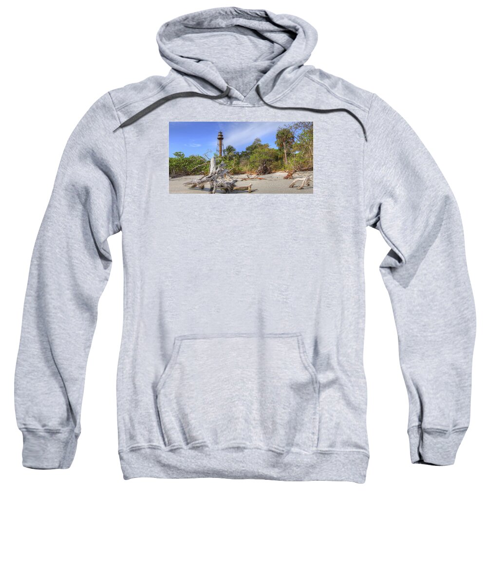Southwest Sweatshirt featuring the photograph Light Behind the Stump by Sean Allen