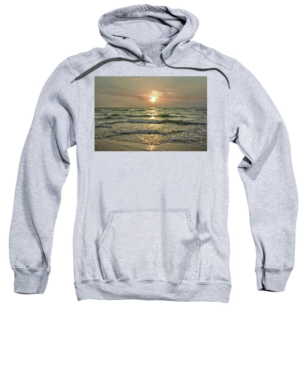 Sunrise Sweatshirt featuring the photograph Listen To The Sea by Joachim G Pinkawa